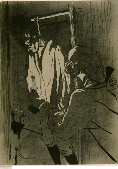 [Den Hængte (1. tavle)] af Henri de Toulouse-Lautrec