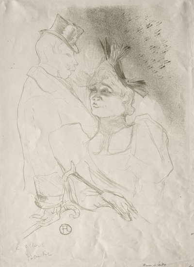 Långiver og Baron af Henri de Toulouse-Lautrec