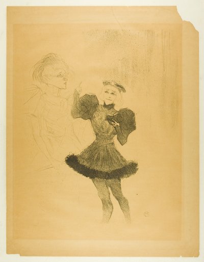Lender og Lavallière, i Le Fils de L'Arétin af Henri de Toulouse-Lautrec
