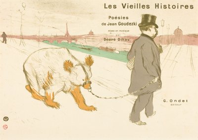 Les Vieilles Histoires, omslag/frontispice af Henri de Toulouse-Lautrec