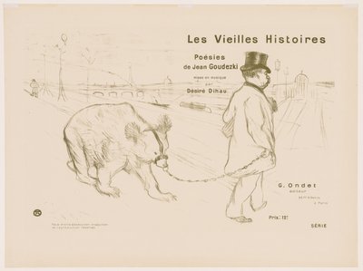 The Old Stories: Cover - Frontispice af Henri de Toulouse-Lautrec