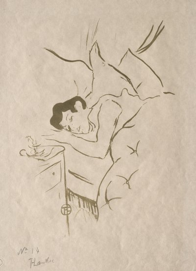 De gamle historier: din mund af Henri de Toulouse-Lautrec