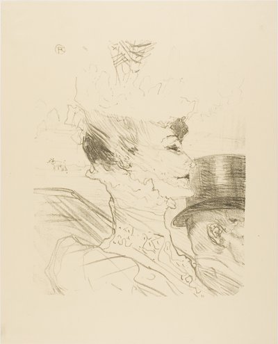 Louise Balthy, fra Treize Lithographies af Henri de Toulouse-Lautrec