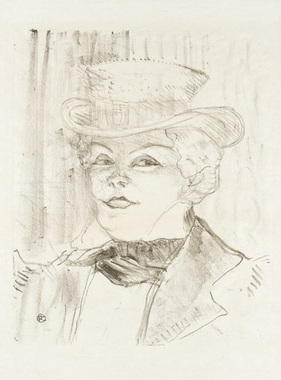 Madame Réjane af Henri de Toulouse-Lautrec