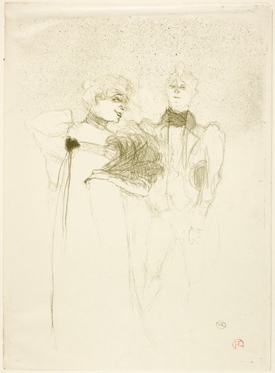 Mademoiselle Lender, i Madam Satan af Henri de Toulouse-Lautrec