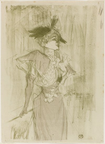 Mademoiselle Marcelle Lender, Stående af Henri de Toulouse-Lautrec