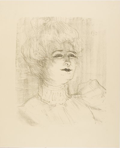 Marie-Louise Marsy, fra Treize Lithographies af Henri de Toulouse-Lautrec