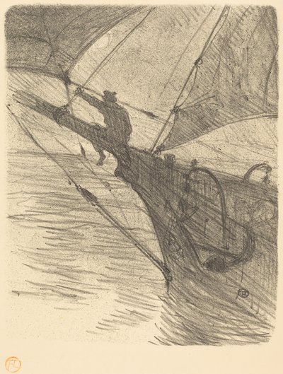 Oceano Nox af Henri de Toulouse-Lautrec