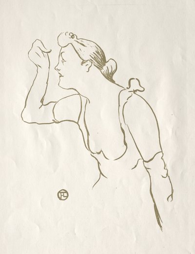 Paula Brebion af Henri de Toulouse-Lautrec