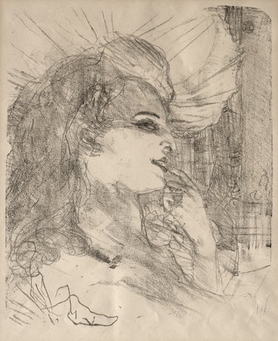 Portrætter af skuespillere og skuespillerinder: Tretten litografier: Anna Held af Henri de Toulouse-Lautrec