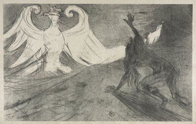 Projekt for Frontispice til: Au pied du Sinaï af Henri de Toulouse-Lautrec