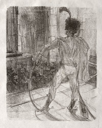 Ved foden af ​​Sinai: Schlomé Fuss ved synagogen af Henri de Toulouse-Lautrec