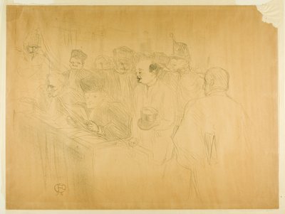 The Arton Trial (tredje plade) af Henri de Toulouse-Lautrec