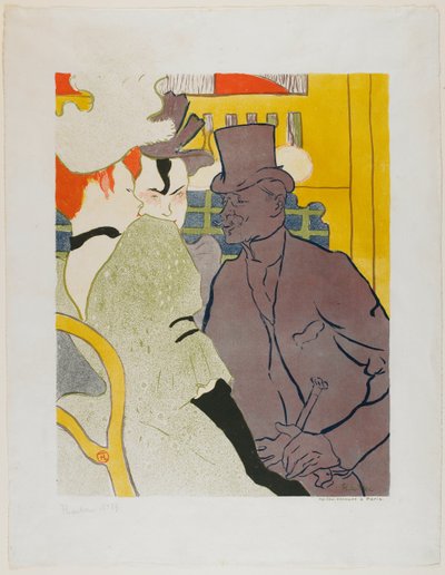 Englænderen på Moulin Rouge af Henri de Toulouse-Lautrec