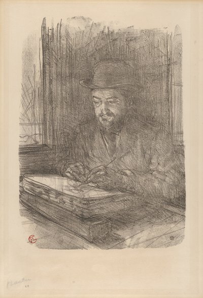 Mestertrykkeren: Adolphe Albert af Henri de Toulouse-Lautrec