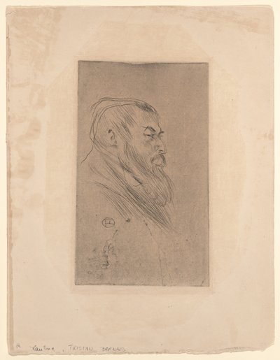 Tristan Bernard af Henri de Toulouse-Lautrec