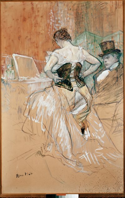 Kvinde i korset af Henri de Toulouse Lautrec