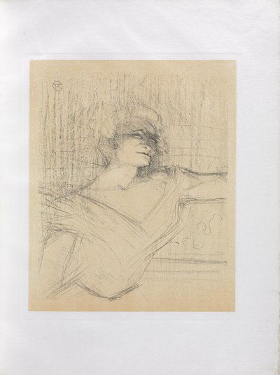 Yvette Guilbert-English Series: I limen af Henri de Toulouse-Lautrec