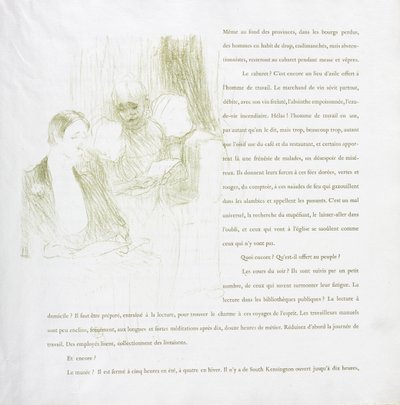 Yvette Guilbert-French Series: nr. 8 af Henri de Toulouse-Lautrec