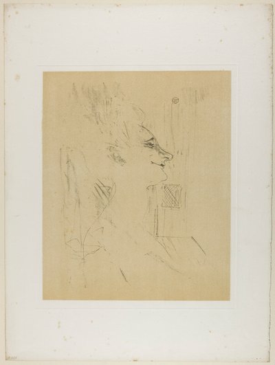 Yvette Guilbert—Soularde, fra Yvette Guilbert af Henri de Toulouse-Lautrec