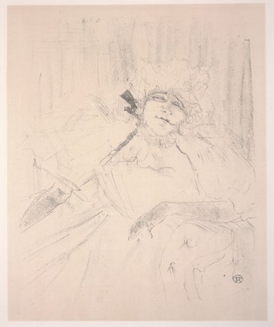 Yvette guilbert af Henri de Toulouse Lautrec