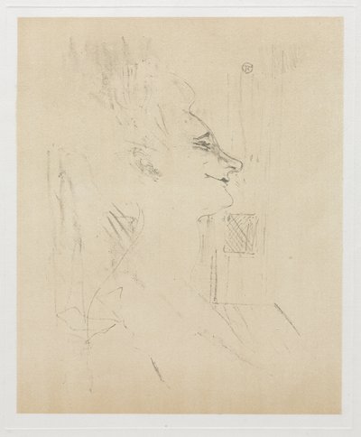 Yvette Guilbert beruset af Henri de Toulouse-Lautrec