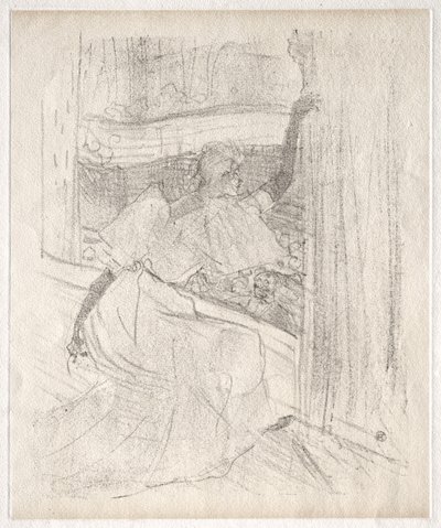 Yvette Guilbert: Hilser publikum af Henri de Toulouse-Lautrec