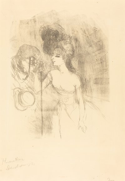 Anna Held og Baldy (Anna Held et Baldy) af Henri de Toulouse Lautrec