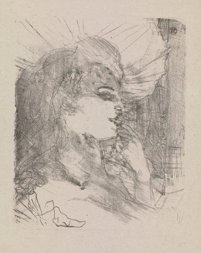 Anna Held, fra Portrætter d af Henri de Toulouse Lautrec