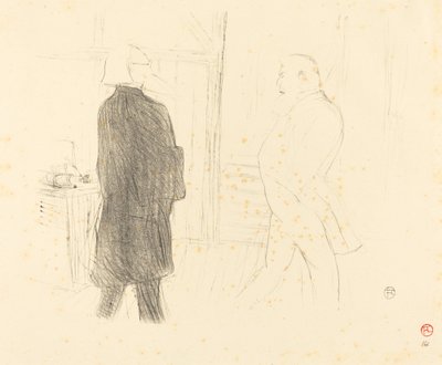 Antoine og Gémier i "A Bankruptcy" af Henri de Toulouse Lautrec