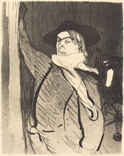 Aristide Bruant, 1893. af Henri de Toulouse Lautrec