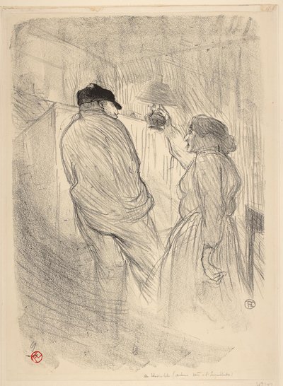 På Det Frie Teater, Antoine i The Worry af Henri de Toulouse Lautrec