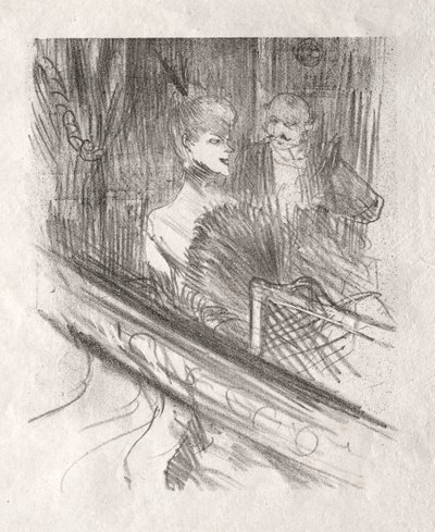Ved foden af ​​Sinai: Baron Moïse, 1898. af Henri de Toulouse Lautrec