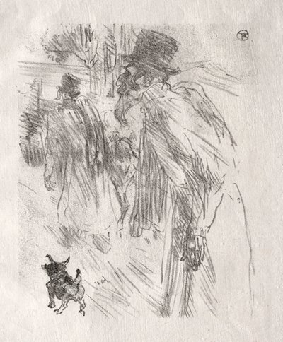 Ved foden af ​​Sinai: De polske jøder, Carlsbad af Henri de Toulouse Lautrec