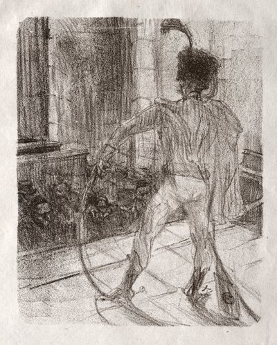 Ved foden af ​​Sinai: Schlomé Fuss ved synagogen af Henri de Toulouse-Lautrec