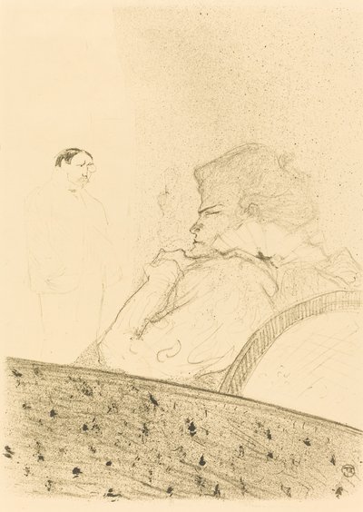 Brandes i sin æske af Henri de Toulouse Lautrec