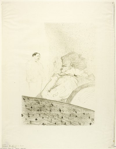 Brandès i sin æske af Henri de Toulouse Lautrec