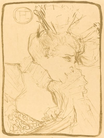 Bust of Mlle. Marcelle Lender (Mlle. Marcelle Lender, en buste) af Henri de Toulouse Lautrec