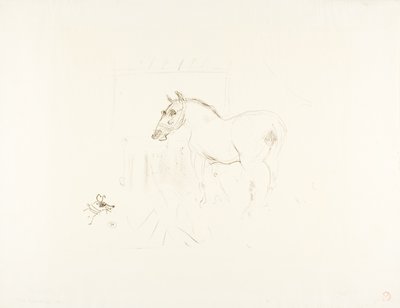Calmèses lille pony af Henri de Toulouse-Lautrec