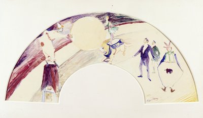 Cirkusscene af Henri de Toulouse Lautrec