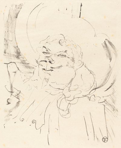 Coquelin den ældste (Coquelin Aine) af Henri de Toulouse Lautrec