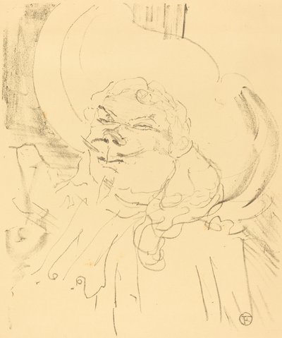 Coquelin den ældre (Coquelin aine) af Henri de Toulouse Lautrec