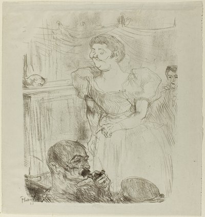 Di ti Fellow, engelsk sangerinde i en café-koncert af Henri de Toulouse Lautrec