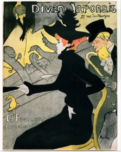 Japansk sofa, 1893 af Henri de Toulouse Lautrec