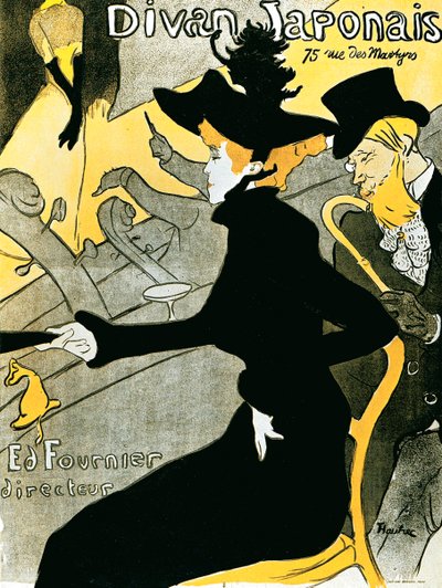 Japansk sofaplakat, 1892. af Henri de Toulouse Lautrec