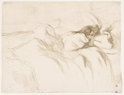 Elles: Kvinde sover af Henri de Toulouse-Lautrec