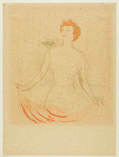 Emma Calvé von Henri de Toulouse-Lautrec