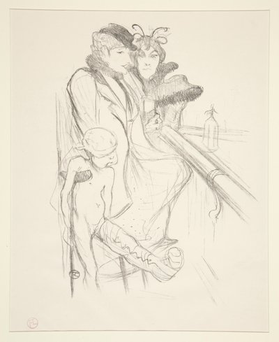 Eros vanne (Eros Vanquished) af Henri de Toulouse-Lautrec