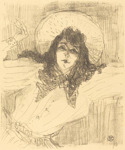 Eva Lavalliere, 1896. af Henri de Toulouse Lautrec