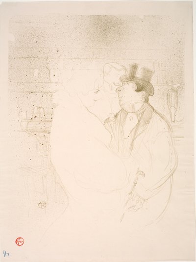 Ida Heath au Bar af Henri de Toulouse-Lautrec